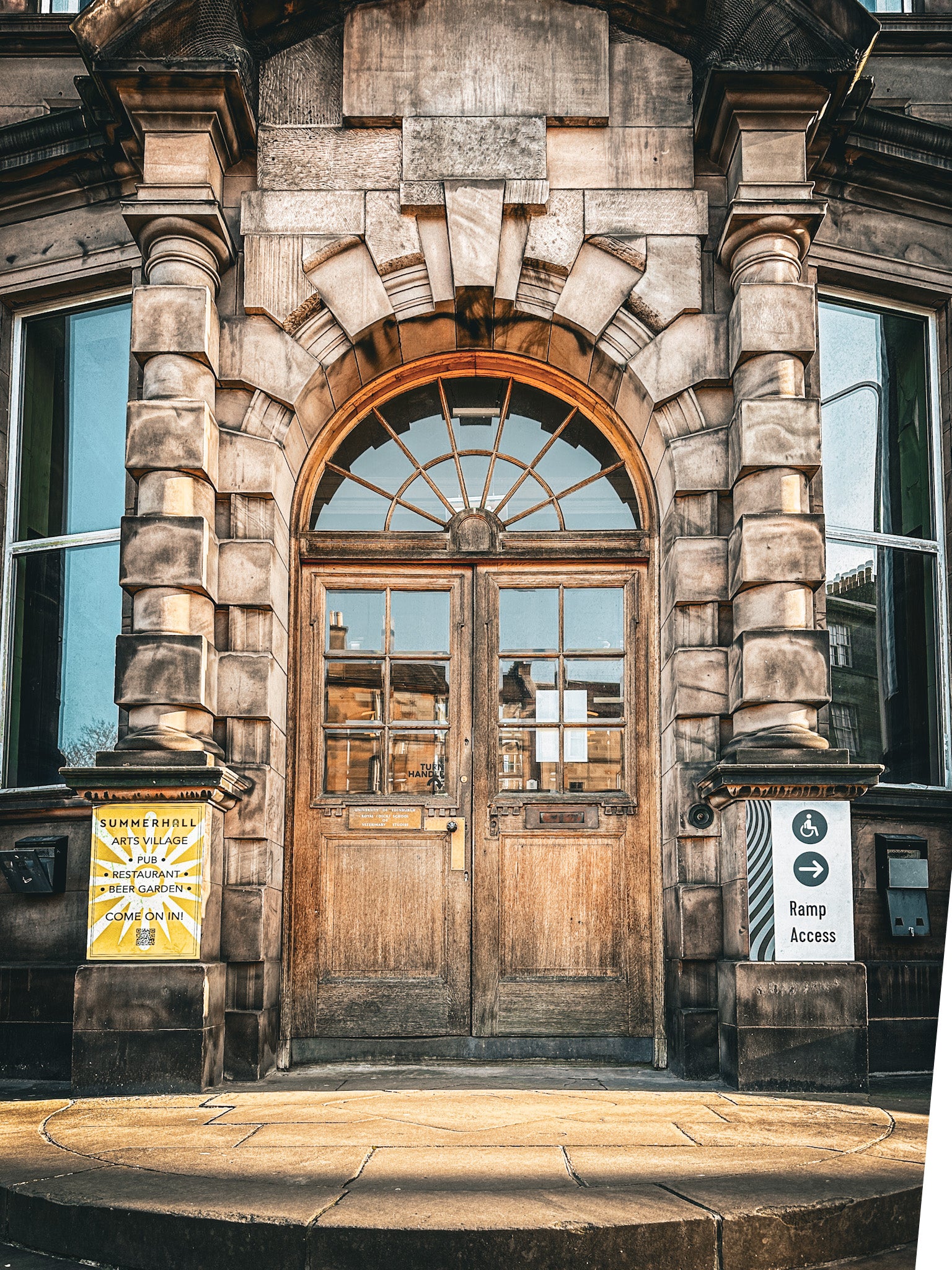 Summerhall Entrance - Photo ©Maggie Mowbray Millinery