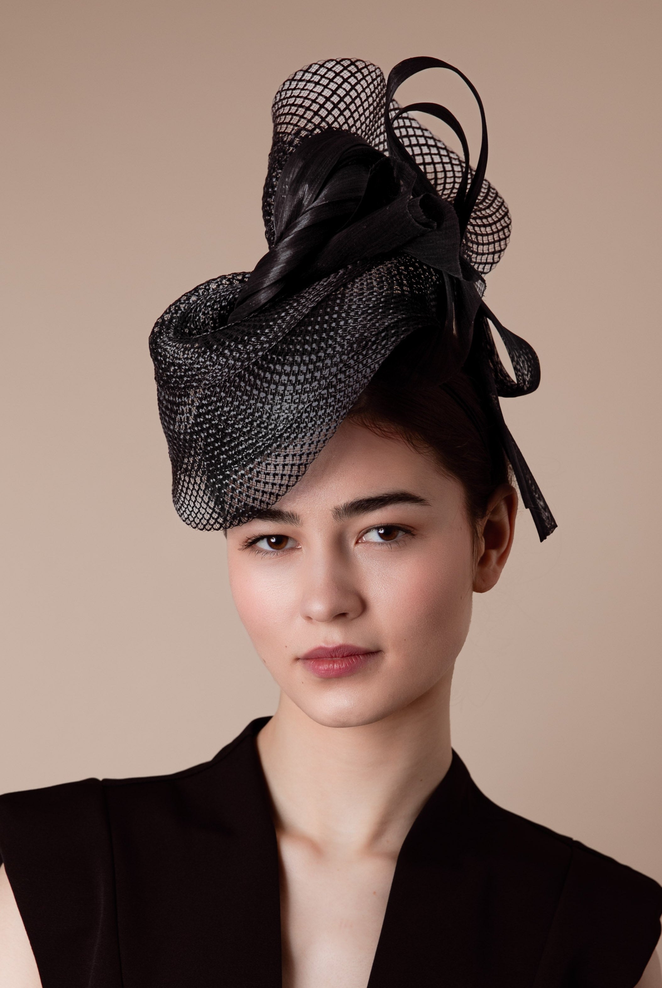 Braid Hat with Silk Abaca - Bellerose - Maggie Mowbray Millinery