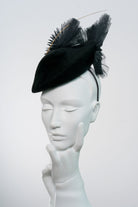 Occasion Hat with Pleated Details - Ava - Maggie Mowbray Millinery