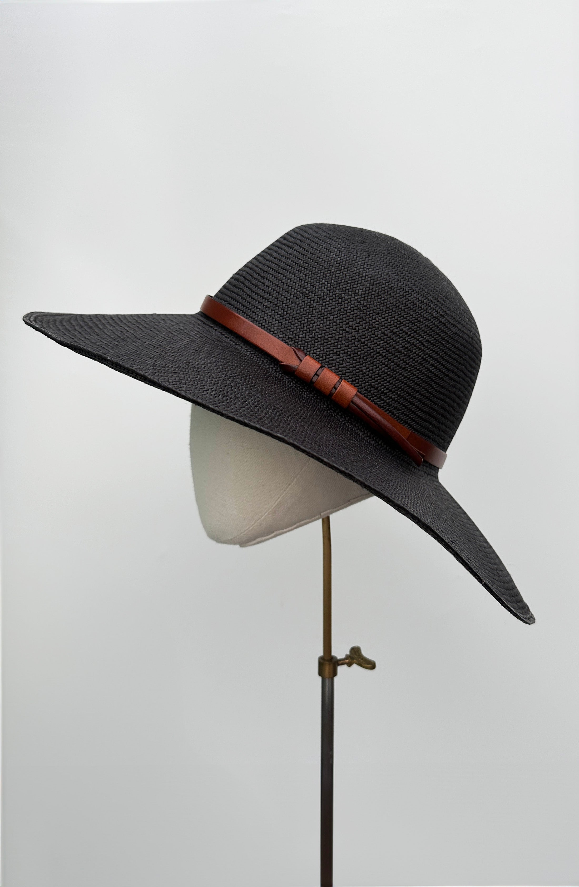 Panama Straw Sun Hat - Maggie Mowbray Millinery