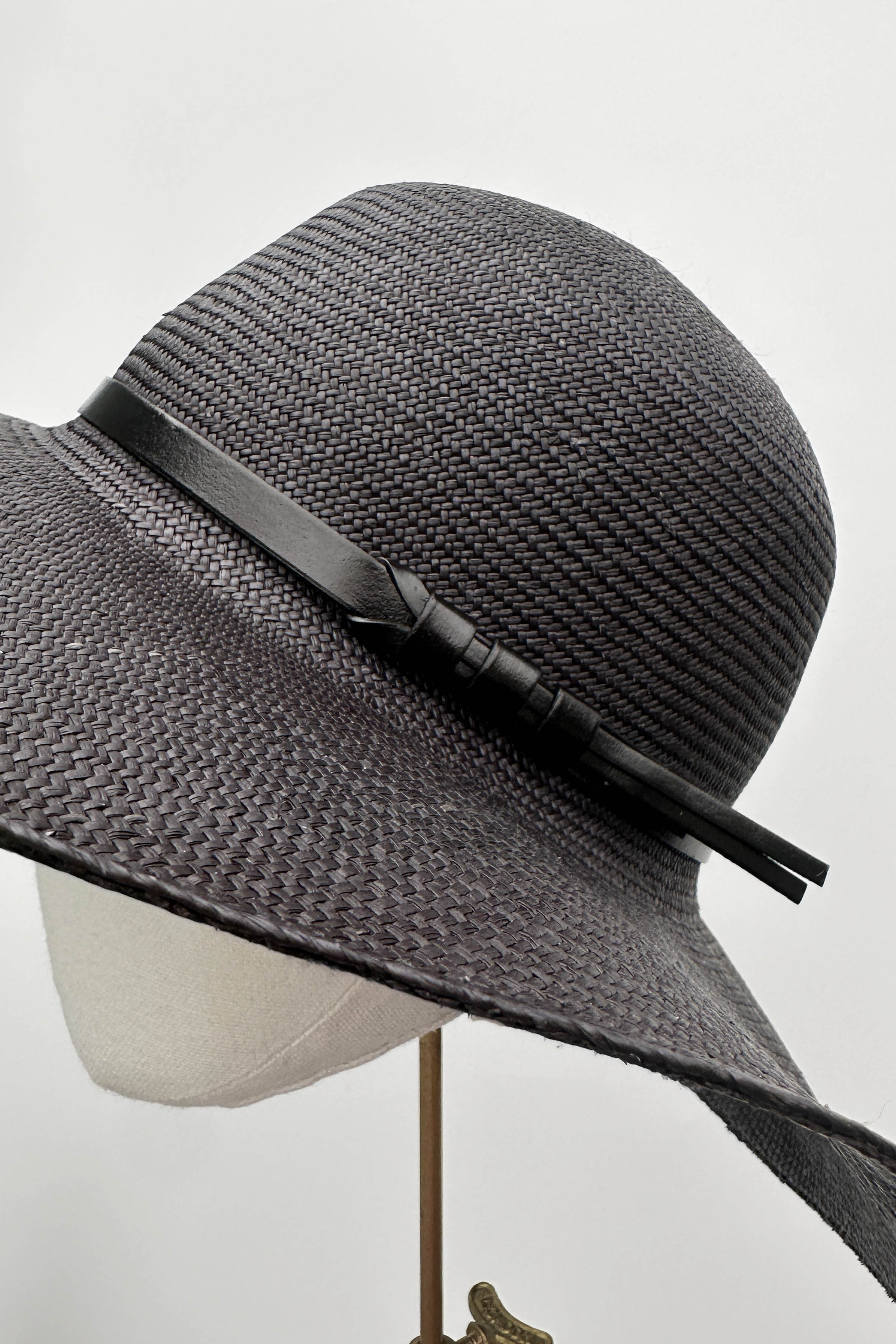 Panama Straw Sun Hat - Maggie Mowbray Millinery