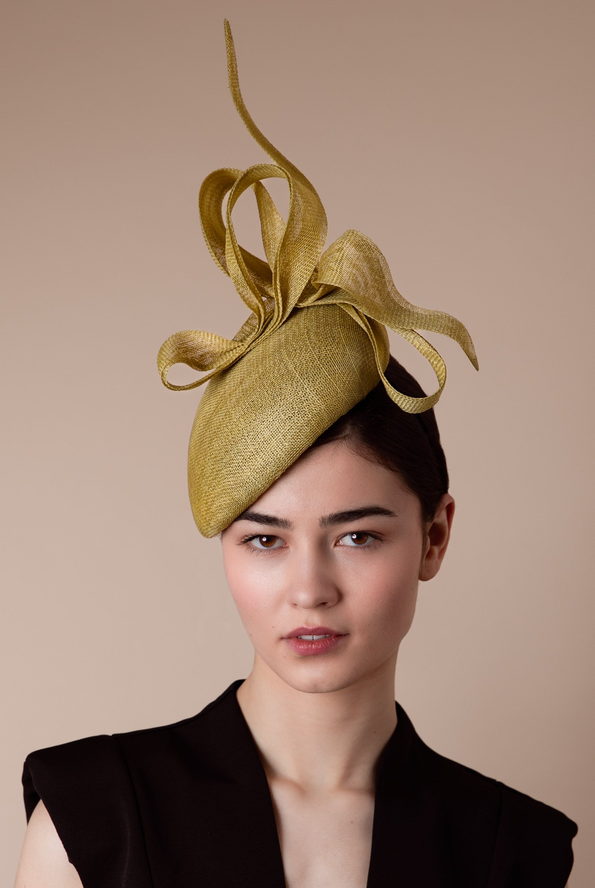 Percher Hat with Twist Detail - Ione - Maggie Mowbray Millinery