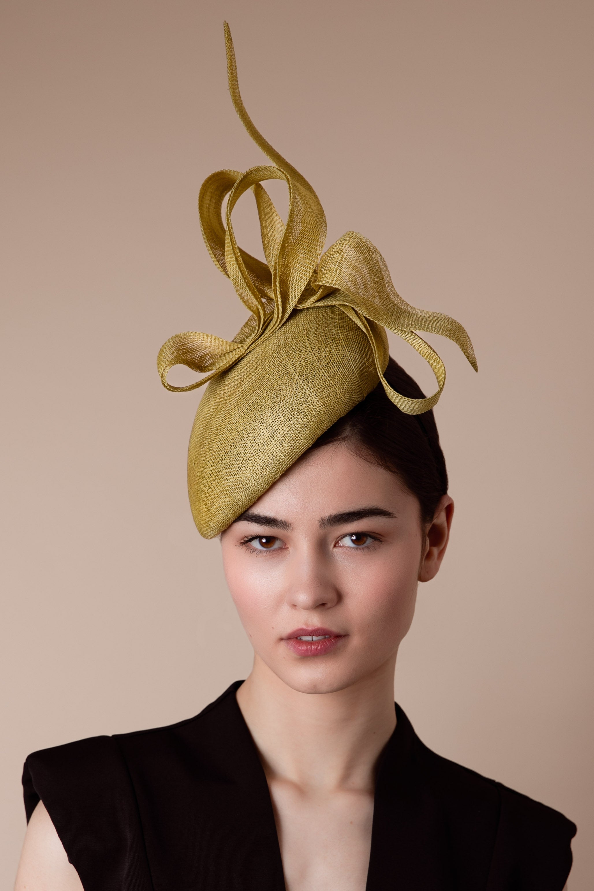 Percher Hat with Twist Detail - Ione - Maggie Mowbray Millinery