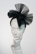 Pleated Fascinator - Maris - Maggie Mowbray Millinery