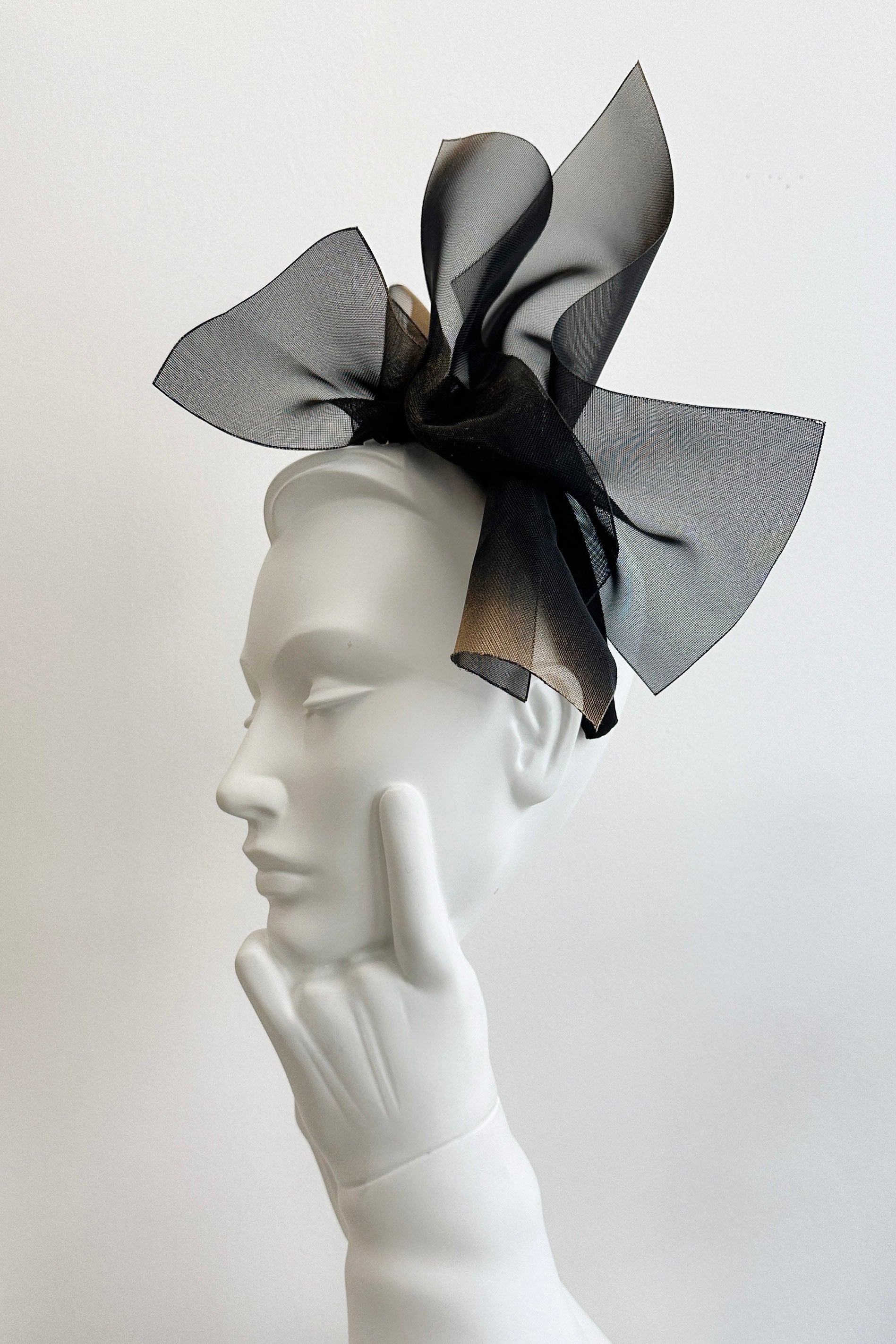 Sample - Crin Fascinator - Maggie Mowbray Millinery