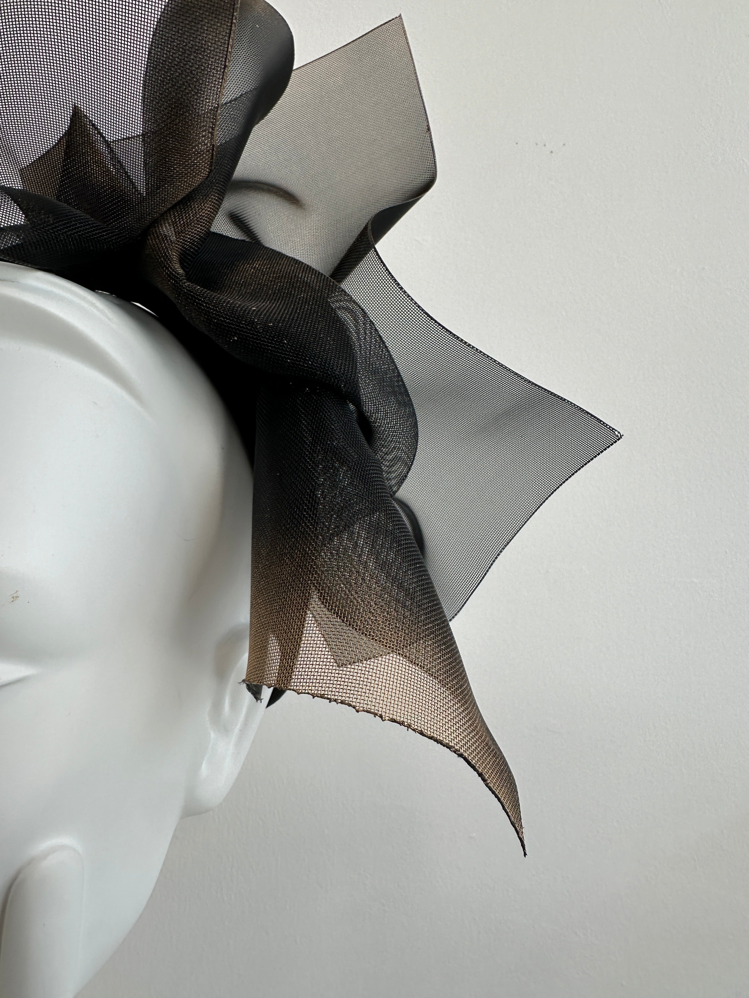 Sample - Crin Fascinator - Maggie Mowbray Millinery