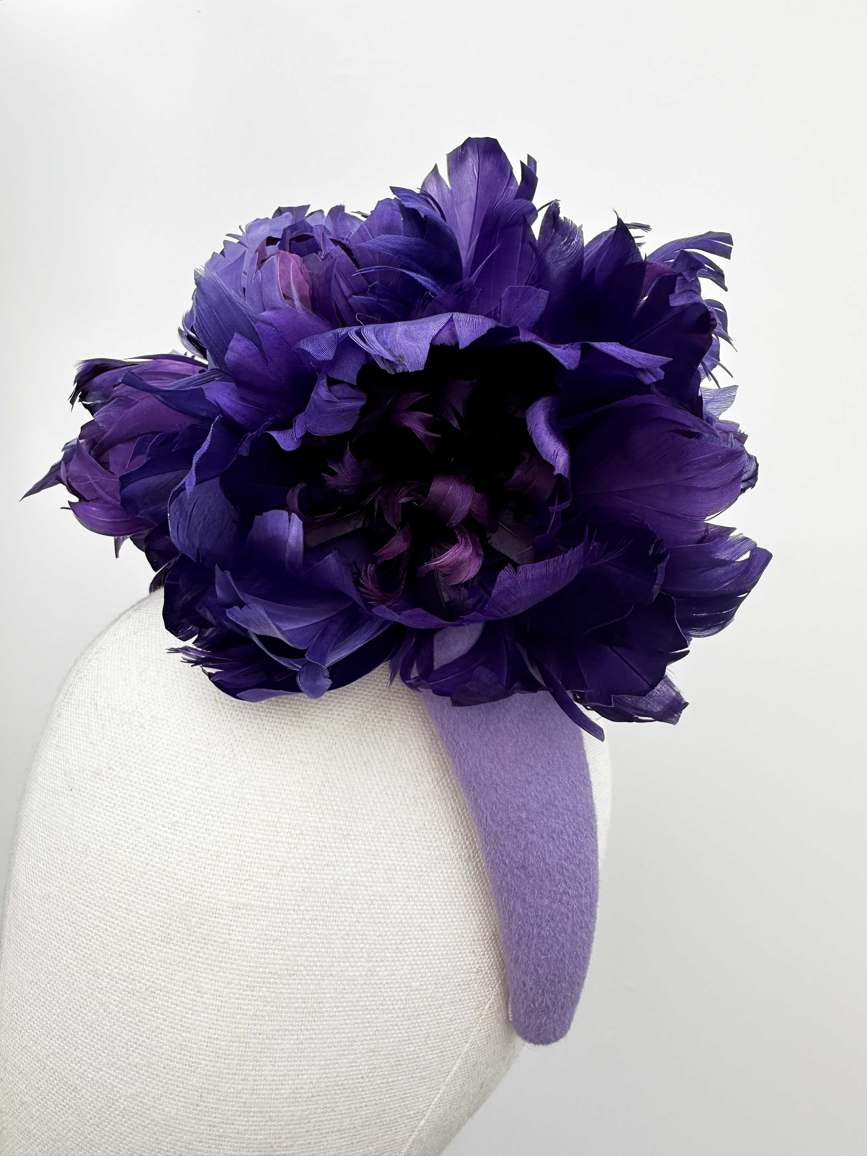 Sample - Floral Head Band - Maggie Mowbray Millinery