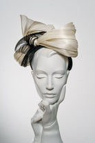 Straw Headband with Silk Abaca - Celandine - Maggie Mowbray Millinery