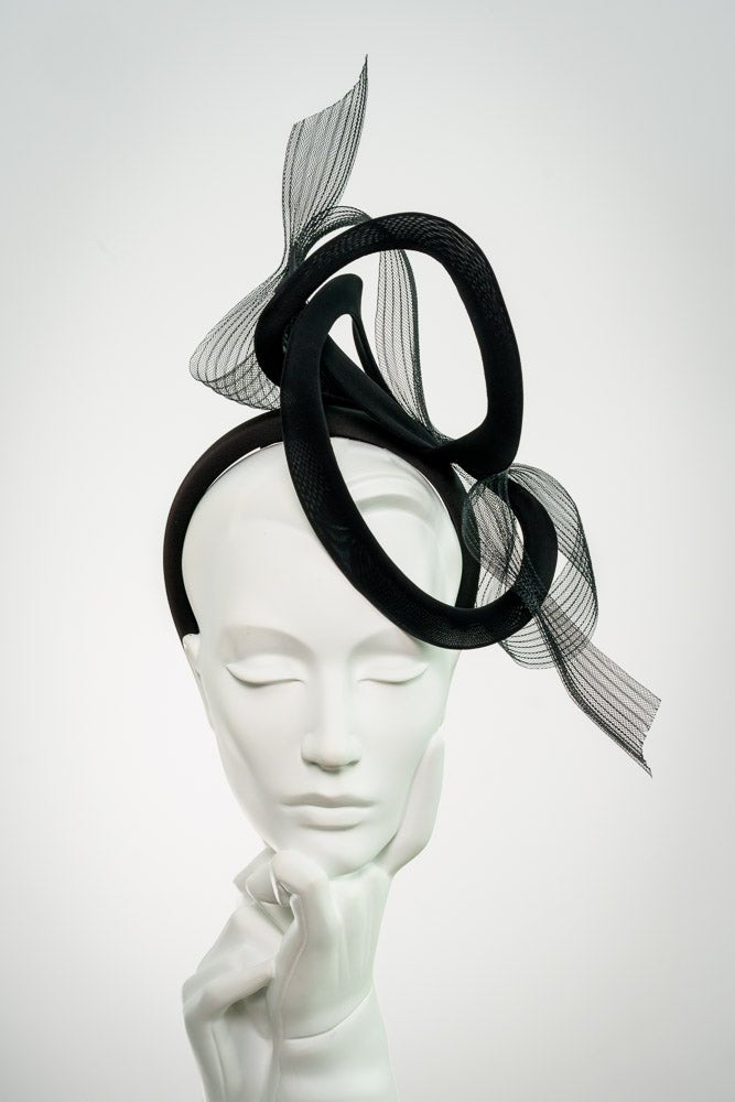 Twist Fascinator - Ava - Maggie Mowbray Millinery