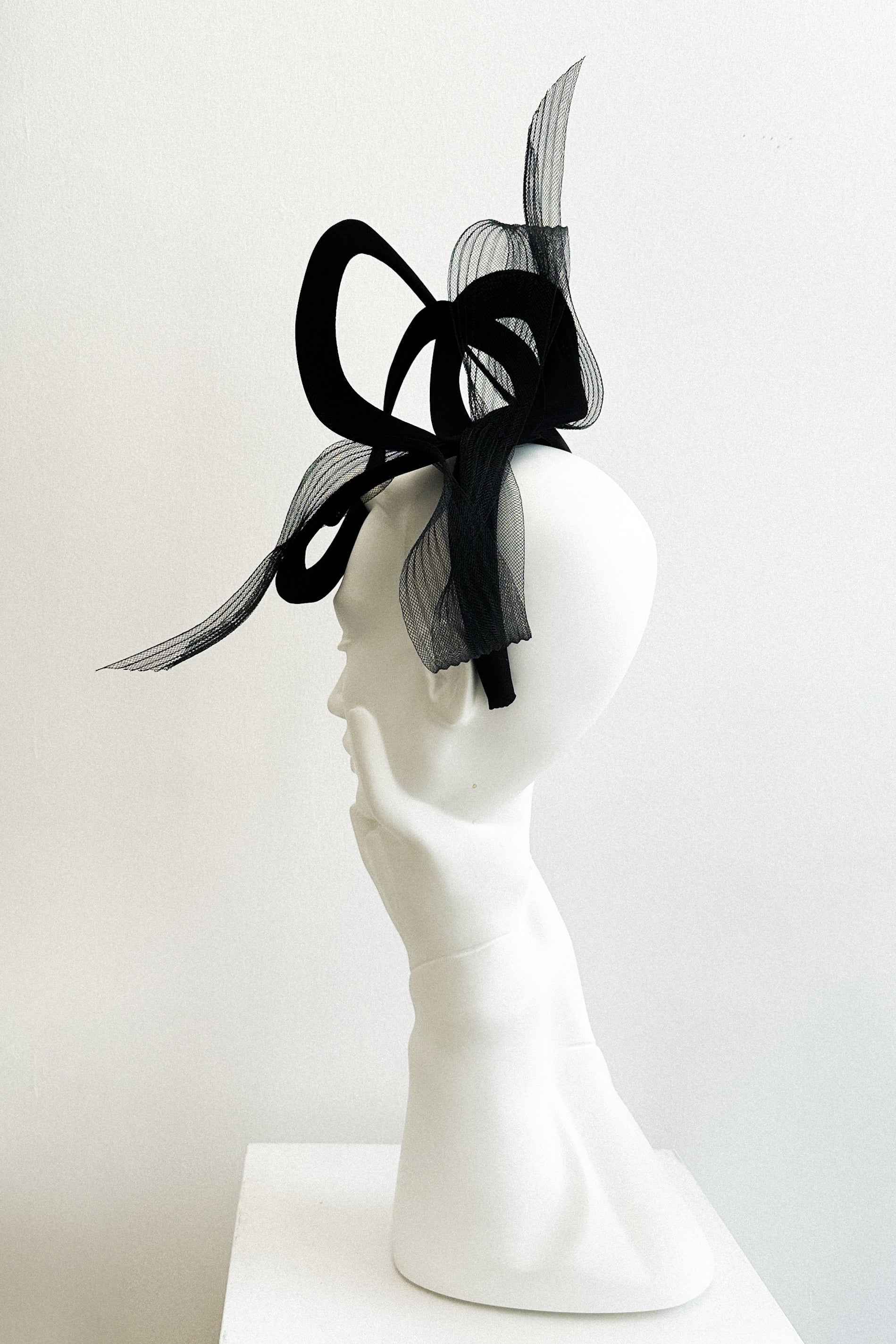 Twist Fascinator - Ava - Maggie Mowbray Millinery