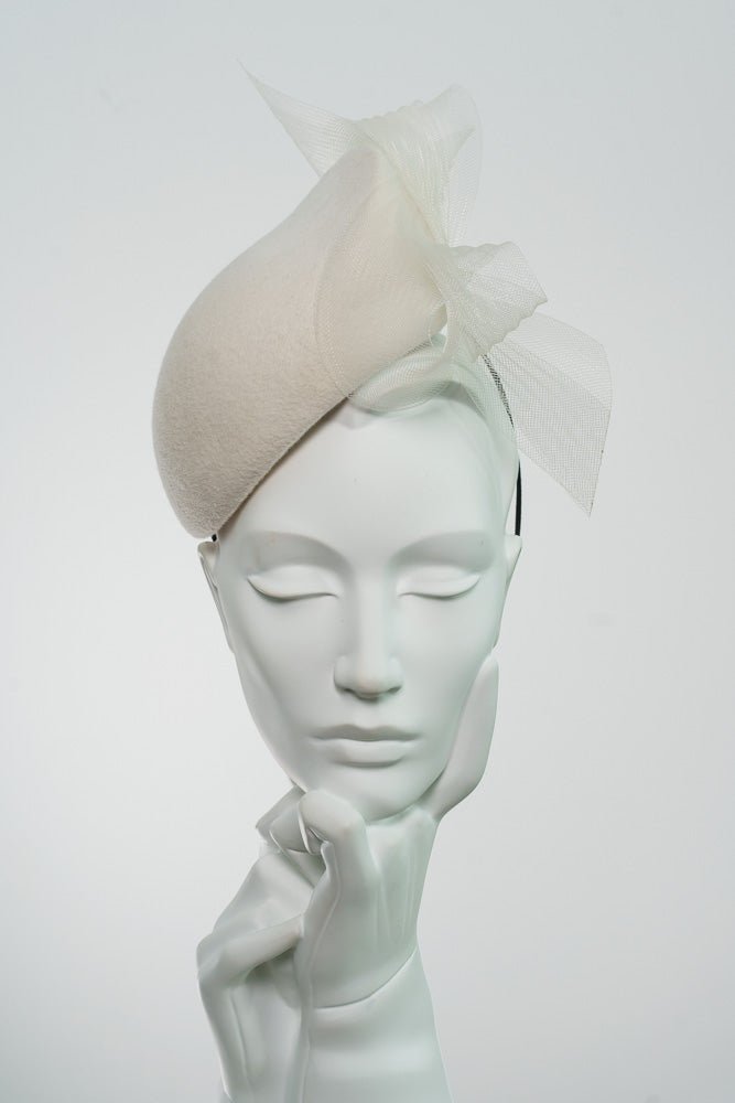 Wedding Hat - Jura - Maggie Mowbray Millinery