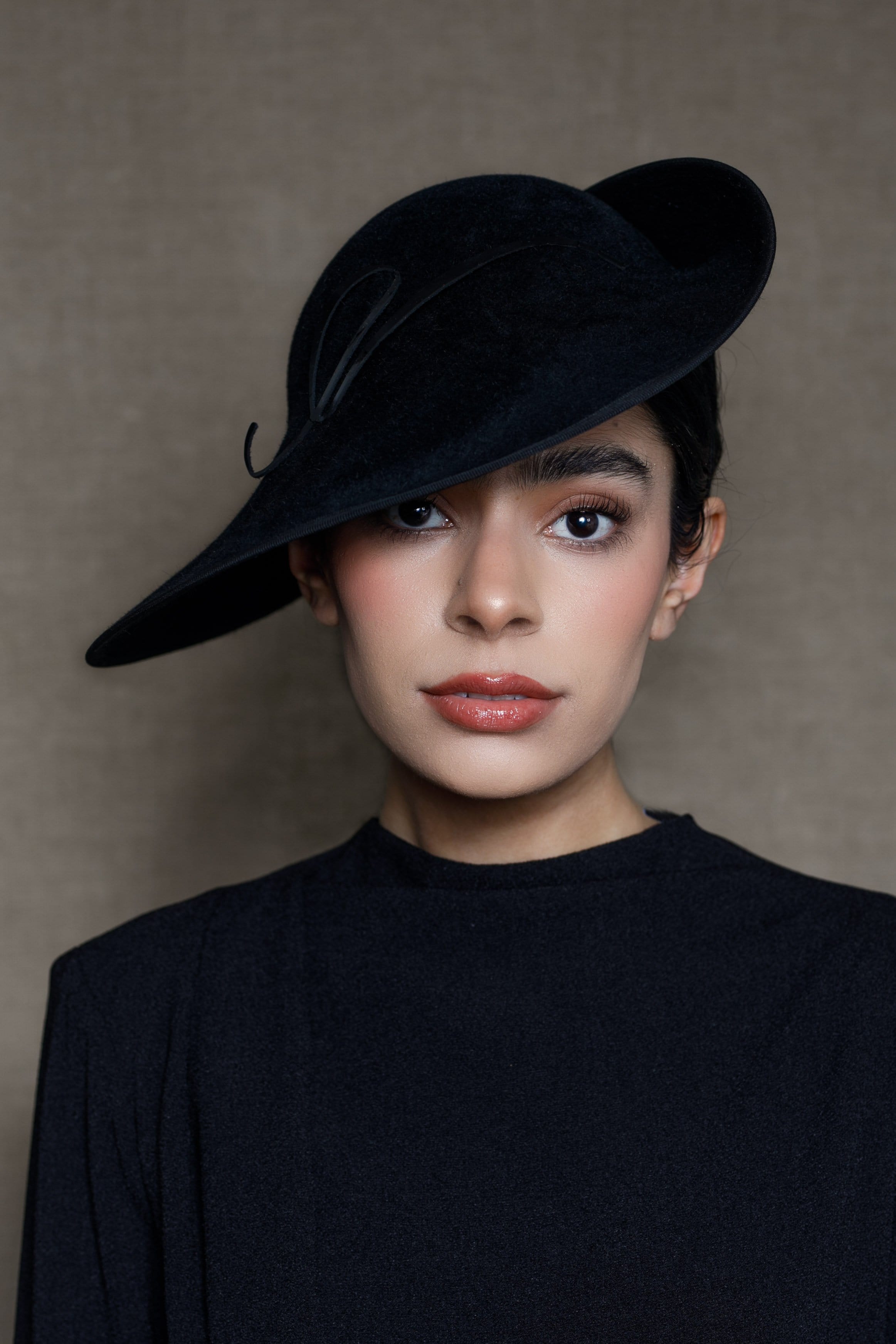 Classic Picture Hat - Melina - Maggie Mowbray Millinery