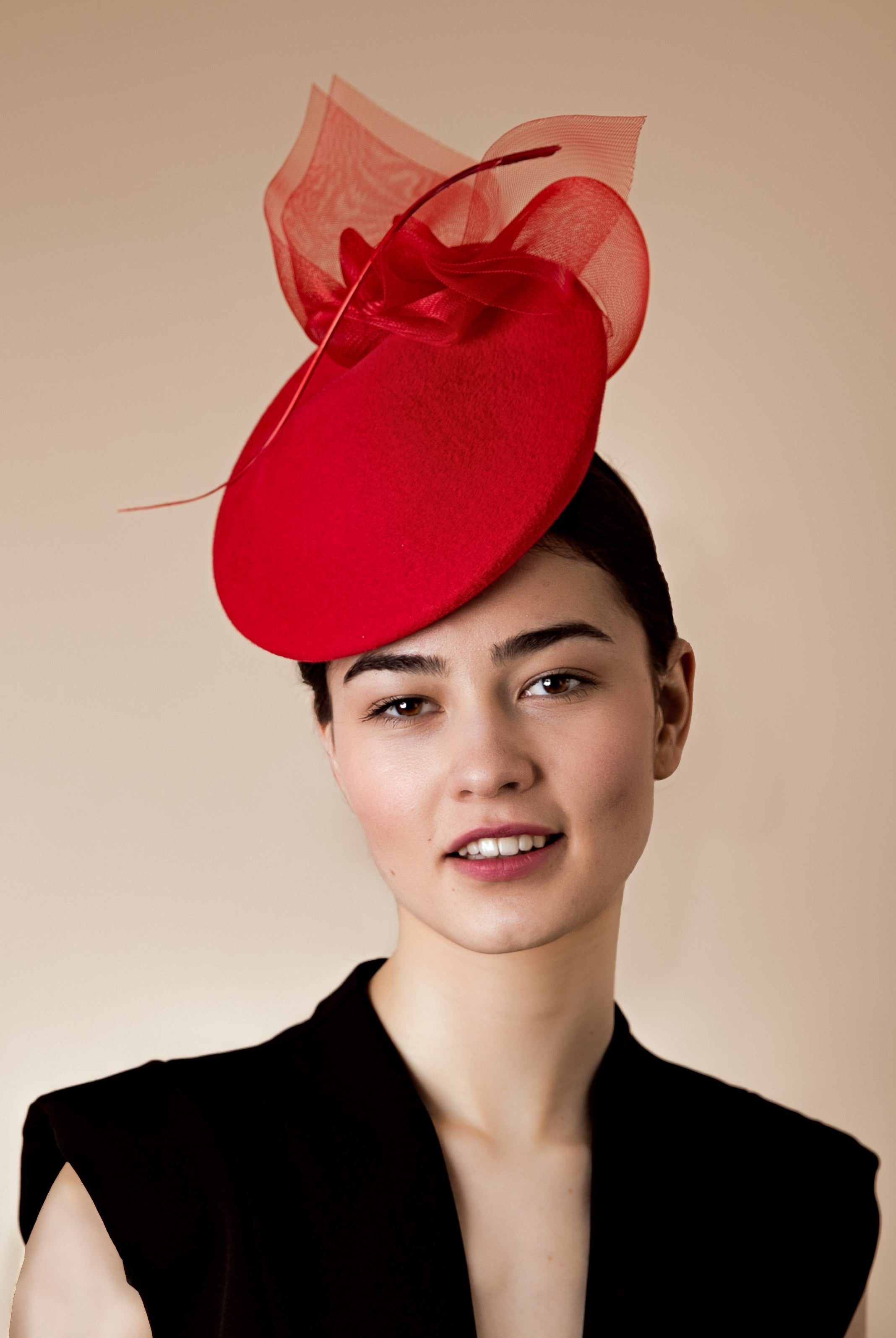 Cocktail Hat - Vevina - Maggie Mowbray Millinery
