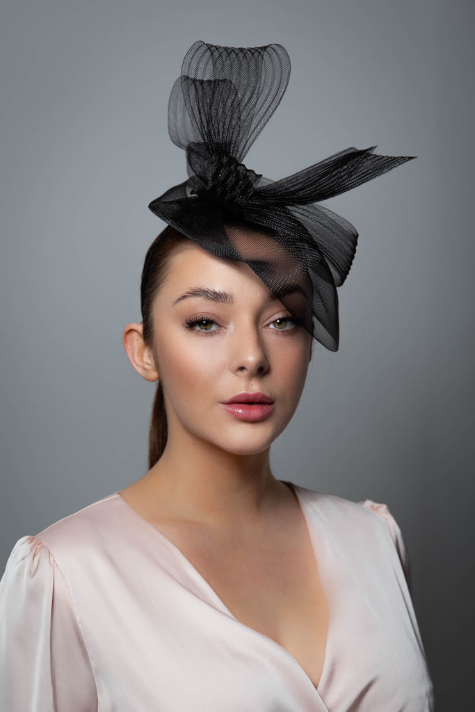 Fascinator Crin Hat - June - Maggie Mowbray Millinery