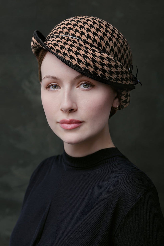 Side Sweep Cloche - Charis - Maggie Mowbray Millinery