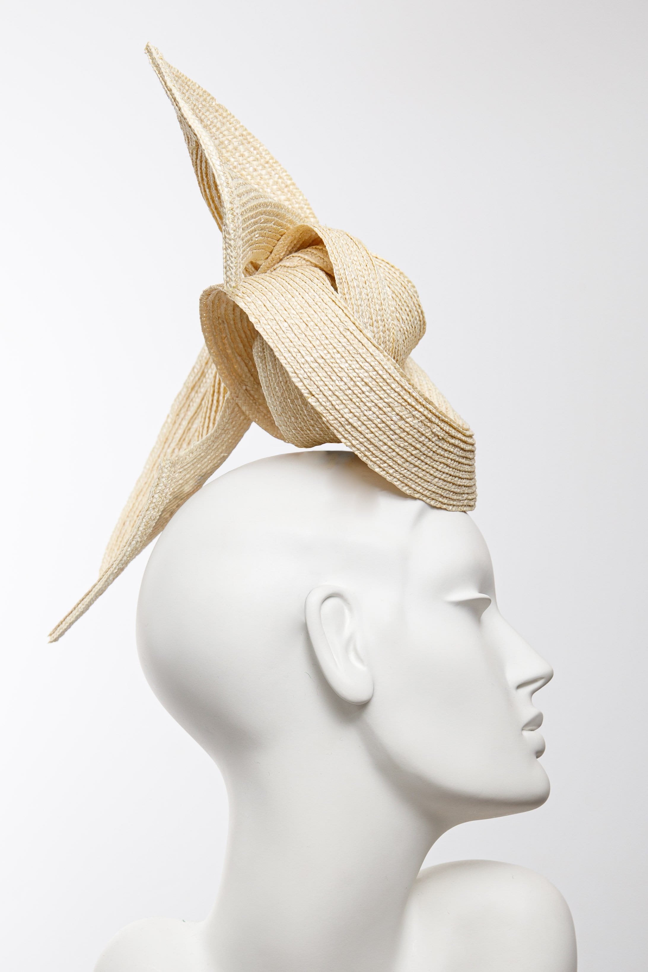 Swirl Cocktail Hat - Maggie Mowbray Millinery