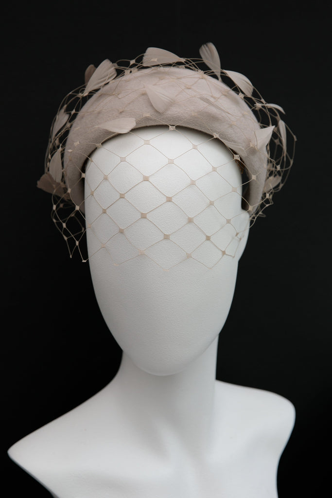 Veil Headpiece - Helena - Headband headband Maggie Mowbray Millinery