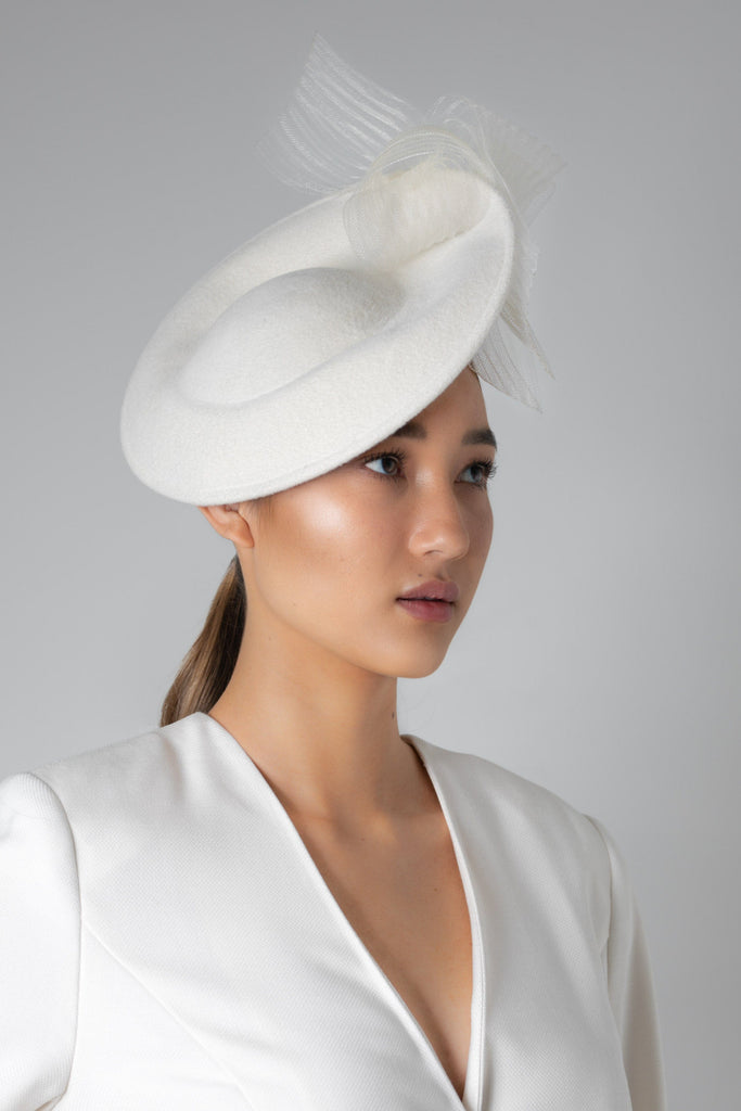 Wedding Hat - Skye - Hats hats Maggie Mowbray Millinery