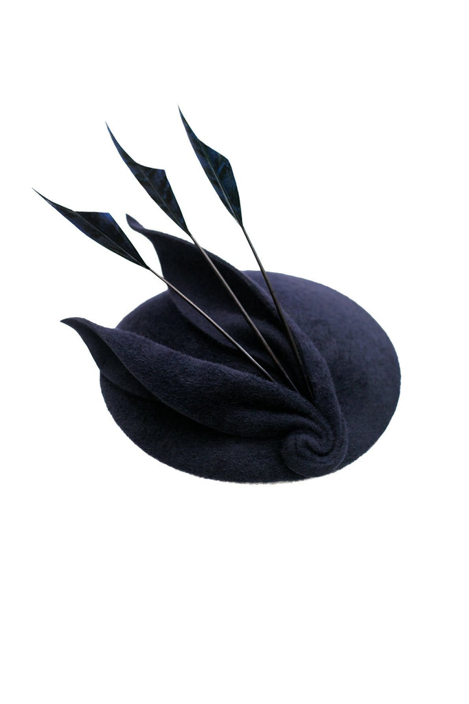 Cocktail Hat - Louisa - Maggie Mowbray Millinery
